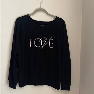 Victorias Secret Soft ‘Love’ Sweatshirt. Size L
